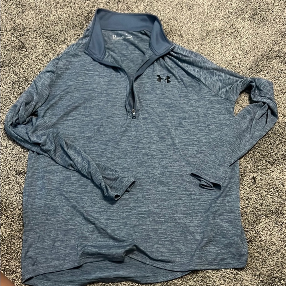 Under Armour Heathered Blue Pullover